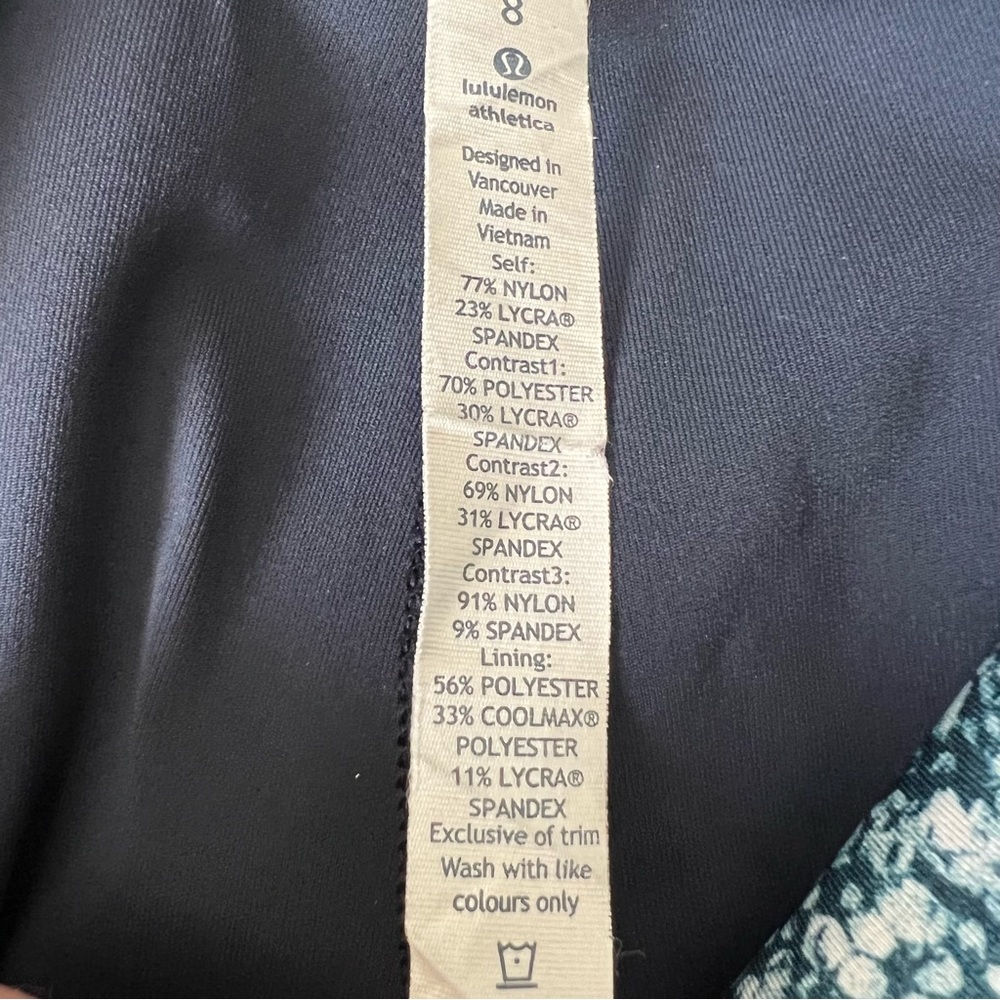Lululemon Inkwell Stash It Crop Athletic Legging Pant - Picture 10 of 10
